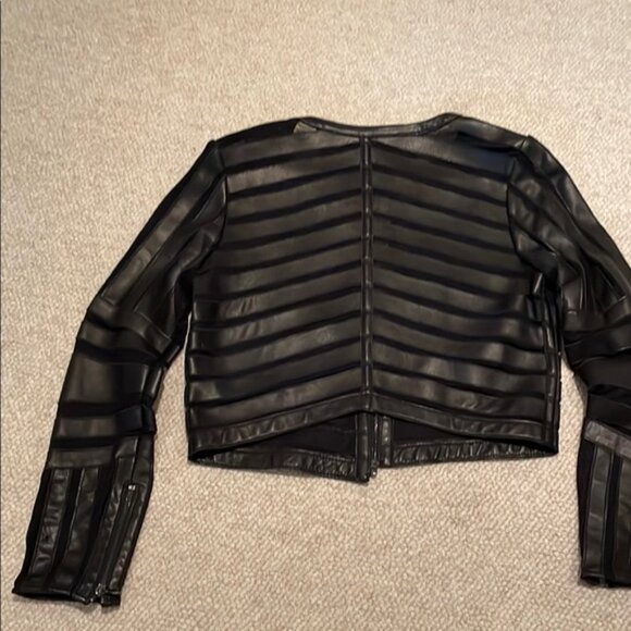 Overland Black Lamb Skin Jacket, S, excellent condition, cropped - Picture 8 of 9